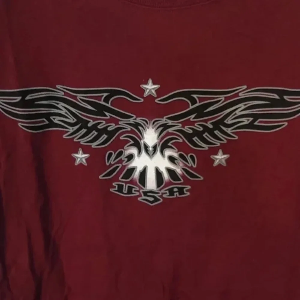 3/$25 Unisex XL America Moto Eagle Heavyweight T Shirt - Picture 3 of 7